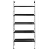 KARTELL libreria da parete con 5 ripiani da 90 cm ADAM WOOD - 8914-NN