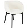 KARTELL poltroncina CHARLA tessuto ORSETTO - 4215-N1