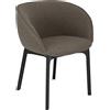 KARTELL poltroncina CHARLA tessuto ORSETTO - 4215-N3