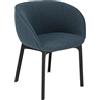 KARTELL poltroncina CHARLA tessuto ORSETTO - 4215-N5