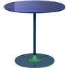 KARTELL tavolino THIERRY 45 x 45 cm - 4041-BL