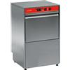 Ristosubito Lavabicchieri analogica MDLR in acciaio inox Passaggio utile altezza max 28 cm Cesto quadrato 40x40 Modello GWD41 Dim. cm L.48 P.52 H.70