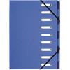 Exacompta 52982E Classificatori a Soffietto, Interno, 24x32 cm, Blu Chiaro