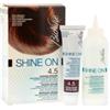 BioNike Linea Shine ON Tintura per Capelli Cute Sensibile 4.5 Castano Mogano