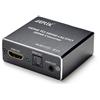 AGPtEK Splitter per Estrattore Audio HDMI 4K x 2K, Adattatore per Convertitore Audio da HDMI a HDMI Supporto Uscita Audio Ottica Ultra HD 4K Toslink e Audio da 3,5 mm Con Cavo in Fibra Ottica