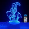 famvacor Spiderman Touch Lampada da tavolo 7 colori Luce notturna