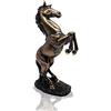 LEPENDOR Statua in resina di cavallo in piedi per la decorazione domestica Scultura di ornamento animale Allevamento Figurina di arte del cavallo Scultura decorativa - Bronzo