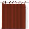 Soleil d'ocre, Panama Tenda trasparente in Cotone a laccetti 135x250 cm Panama Cotone terracotta