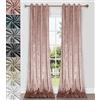 Home Direct Coppia di tende in velluto riccio, con occhielli, tenda, non foderate, 2 pannelli, 140 x 240cm Rosa