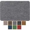 ANRO - Zerbino Poet, lavabile, impermeabile e robusto per ingresso, porta di casa, corridoio, cucina, camera da letto, 40 x 60 cm, colore: grigio