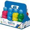 Tempera pronta acrilica - 250ml - colori assortiti - Giotto - Schoolpack 8 flaconi