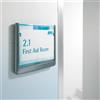 Targa per porte/pareti Click Sign - 21x14,9 cm (A5) - Durable
