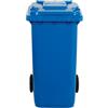 Bidone carrellato - 58x73x107 cm - 240 L - blu - Mobil Plastic