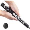 SAPLIZE Golf Putter Grip, Impugnatura Putter Modello medio antiscivolo leggero a forma di pistola, sap lit V2, rosso