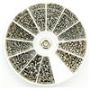 PROtastic Kit di viti e bulloni in acciaio inox, 600 pezzi assortiti: M1, M1.2, M1.4, M1.6 - Ottimo per occhiali e orologi