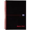 Black n' Red Oxford 100080155 - Black n' Red, Taccuino ad Anelli con Copertina Rigida, Singolo, A5, Nero