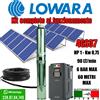 Lowara Pompa sommersa Lowara Solare Kit solare Pannello Inverter Control HP1 HP1,5 HP2