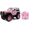 Dickie Toys 251106003 Jeep Wrangler SUV Girlmazing RC auto giocattolo con 2 canali radio 2.4GHz Turbo + adesivo, rosa metallizzato lucido