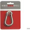 Moschettone eye card d10mm inox