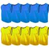 SPORTSBIBS 10x Pettorine da Allenamento Pettorina da Calcio, pettorine per Bambini, juniores e Adulti, Gilet, più di 10 Colori, Maglietta da Corsa Sportiva, Universale XS S M L XL XXL
