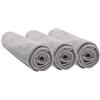 Easy Dort Set di 3 coprimaterasso per pannolini in cotone biologico nocciola, 50 x 70/80 cm