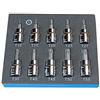 US PRO BERGEN 10pc 3/8 unità 48 mm lungo S2 antimanomissione Torx Bit Bussole T10 - T55 ber1177