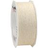 Präsent Derby - Nastro di Pizzo, 40 mm x 25 m, Colore: Crema