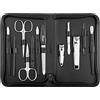 marQus Solingen Kit Manicure Professionale - Set da 12 Pezzi per Uomo e Donna - Ideale per uso personale o professionale. Design compatto, perfetto per ogni esigenza