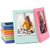 Sipobuy Arcobaleno Colorato Mini Tasca Magnetica Cornici Foto, 3.5x2.5 Pollice Cornici Frigorifero, Fit per Instax, 10 Colori/Pack