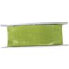 PRÄSENT C.E. PATTBERG SHEER Nastro organza color lime, nastro chiffon per pacchi regalo, lungh. 25 m, largh. 40 mm, nastro largo per incartare regali, decorare, bricolage, nastri decorativi tessuto