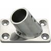 Base quadra 60 d22mm inox