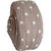 Tubolare Mini Dots Tortora e Latte