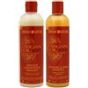 Creme of nature argan oil, kit di idratazione composto da shampoo e trattamento intensivo, set Creme of nature (bellezza), (etichetta in lingua italiana non garantita)