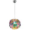 RL LIVE YOUR LIGHT Reality Clover Lampada a Sospensione, Pigna Iridescente, Diametro 40 cm, E27, 0 watts, Trasparente