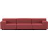 KARTELL divano a 3 posti PLASTICS DUO TECH FABRIC 264 cm - 6093+6095+6097-PM