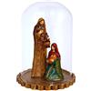 DRW Presepe in Fanal con base in resina da 14 x 19 cm