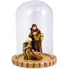 DRW Presepe in Fanal con base in resina da 10 x 14 cm