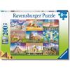 Ravensburger - Puzzle XXL Monumenti Del Mondo | Puzzle 8 Anni In Su | Puzzle Bambini Da 200 Pezzi In Regalo | Regalo Bambino 8 Anni 49 X 36 Cm | Puzzles Ravensburger