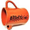 Mancini e Mancini srl Contenitore a Brocca Grande Porta arrosticini in Terracotta