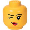 Lego Contenitore per Casa Lego Head Winky Girl Large- RCL SHL YWG