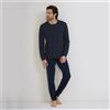 LINCLALOR PIGIAMA MANICA LUNGA APERTO IN CALDO COTONE YOU365 92654