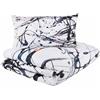 RANDI PARURE COPRIPIUMINO ART CREATIVE BACKGROUND DI POLLOCK RANDI