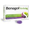 Benagol Herbal - Supporto Immunitario Vitamina C Frutti di Bosco, 24 Pastiglie