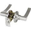 Amig - Maniglia di Passaggio con Scrocco - Scrocco da 60/70 mm - per Porte in Legno da 35 a 45 mm - Maniglia con Rosetta - Regolabile e Reversibile - Cromato Opaco - Zamak - Mod. 711