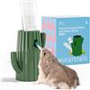 BUCATSTATE Bottiglia Acqua Criceto con Supporto Bottiglie d'Acqua Animali Distributore, 120ml Bottiglietta No Gocciolamento per Roditori Coniglietto Ferret Porcellini d'India Animali Domestici