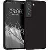 kwmobile Custodia Compatibile con Samsung Galaxy S22 Cover - Back Case per Smartphone in Silicone TPU - Protezione Gommata - nero matt