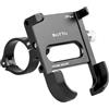 ROTTO Porta Cellulare da Bici Supporto Telefono Moto 360°Rotabile Alluminio Universale