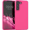 kwmobile Custodia Compatibile con Samsung Galaxy S22 Cover - Back Case per Smartphone in Silicone TPU - Protezione Gommata - rosa shocking