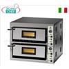FIMAR - Forno pizza elettrico per 6+6 Pizze, 2 camere Trasversali indipendenti da cm 91,5x61, mod. FMEW6+6
