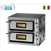 FIMAR - Forno pizza elettrico per 6+6 Pizze da 30 cm, 2 camere indipendenti da cm 61x91,